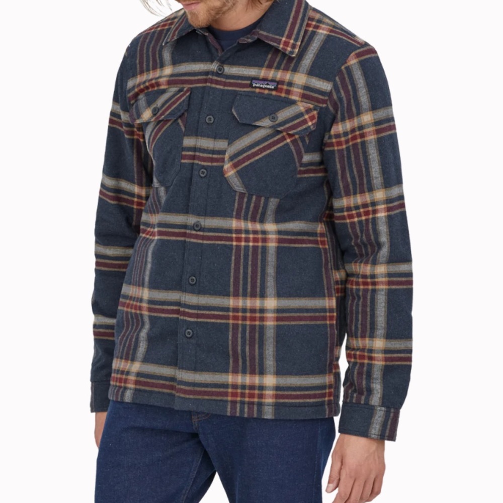 PATAGONIA MEN'S INSULATED FJORD FLANNEL JACKET